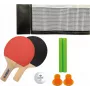 DONIC SCHILDKRÖT Conjunto de mini ténis de mesa – 2 raquetes FSC (140 x 90 mm), bola, rede 788460