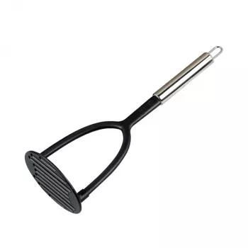 Kesper 104865 Espremedor de batatas, aço inoxidável/plástico, prateado/preto