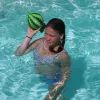 SCHILDKROT Bola de água Splash Ball Watermelon, verde, 250 mm de diâmetro, superfície com boa aderência, 1 unid. (970292)