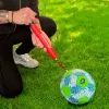 SCHILDKROT Bomba de encher bolas 300 mm vermelho plástico com mangueira de ar e 2 adaptadores 970989