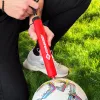 SCHILDKROT Bomba de encher bolas 300 mm vermelho plástico com mangueira de ar e 2 adaptadores 970989