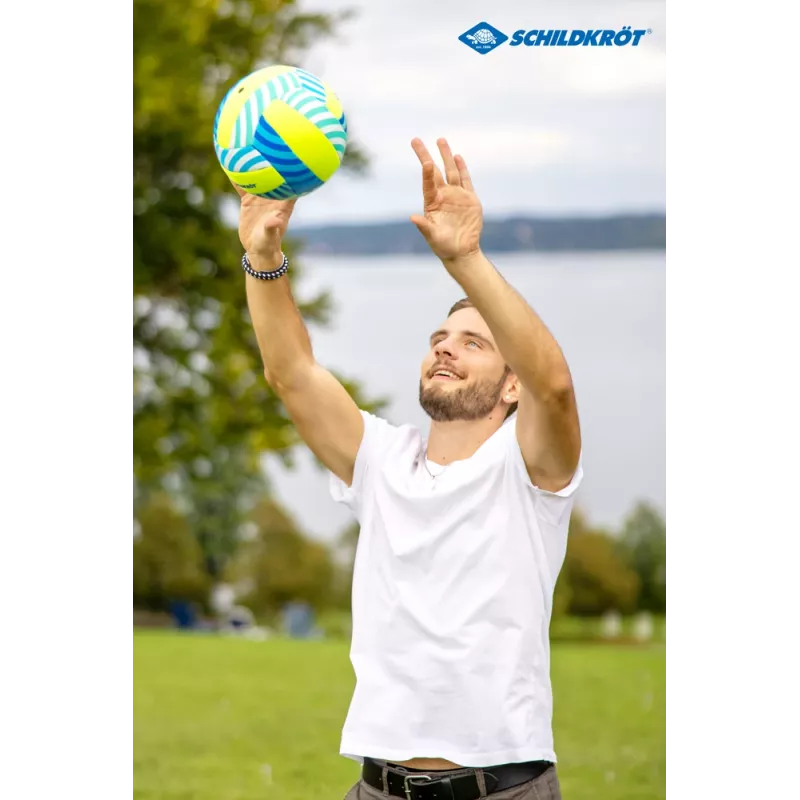 SCHILDKRÖT Bola de voleibol de praia neoprene tamanho 5, resistente à água salgada, superfície têxtil macia 970341