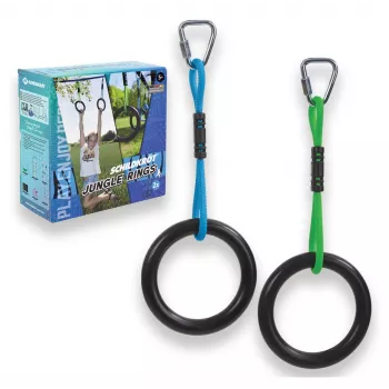 SCHILDKROT Conjunto de anéis Jungle, anéis ABS de 180 mm com cordas resistentes aos UV, 1 conjunto (970714)