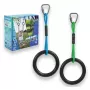 SCHILDKROT Conjunto de anéis Jungle, anéis ABS de 180 mm com cordas resistentes aos UV, 1 conjunto (970714)