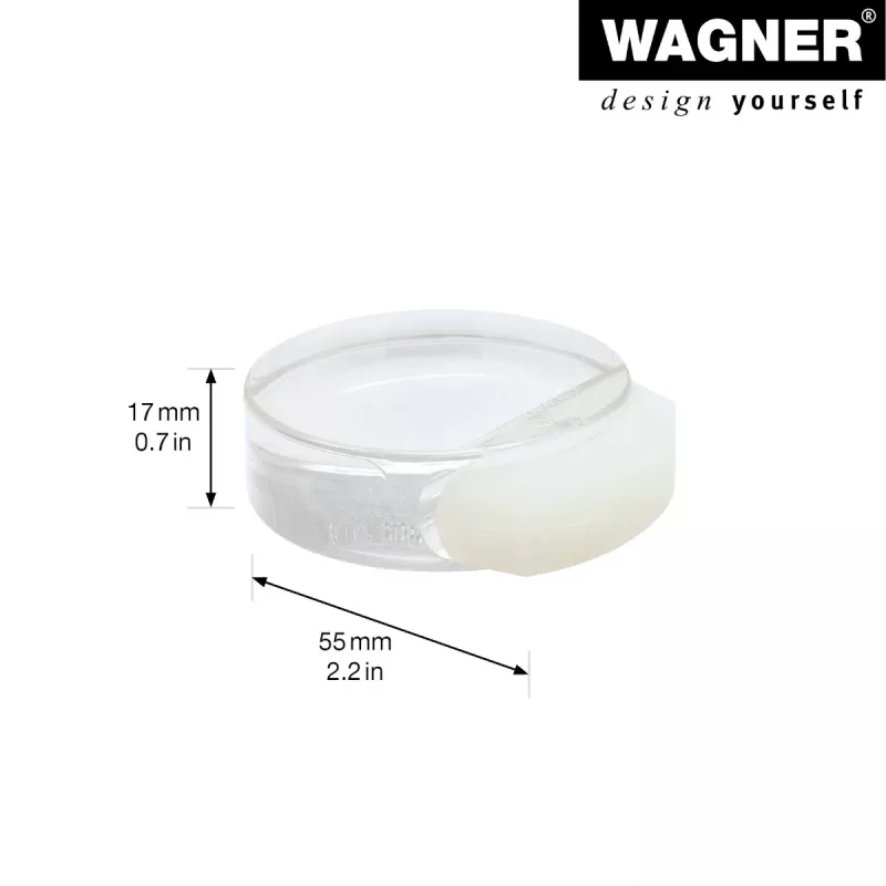Wagner design yourself EH 5105 batente de porta de chão CLEAR, plástico, transparente (15510511)