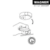 Wagner design yourself EH 5105 batente de porta de chão CLEAR, plástico, transparente (15510511)