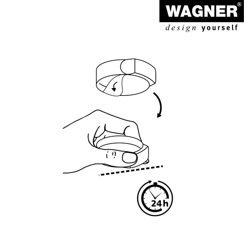 Wagner design yourself EH 5105 batente de porta de chão CLEAR, plástico, transparente (15510511)