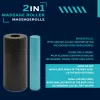 SCHILDKROT conjunto de 2 rolos de massagem 2 em 1 preto/azul espuma EPP 960237