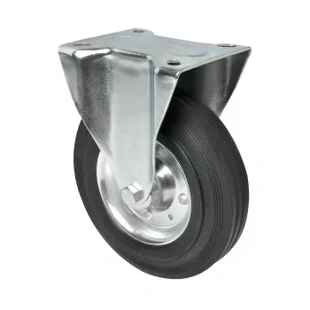 Wagner design yourself roda fixa RO 8200 prateada, roda de 50 mm, capacidade de carga 50 kg, aço galvanizado 4820001