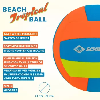 SCHILDKRÖT bola de praia Tropical em neoprene, tamanho 5, 210 mm 970299