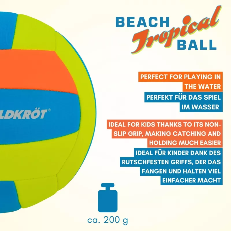 SCHILDKRÖT bola de praia Tropical em neoprene, tamanho 5, 210 mm 970299