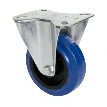 Wagner design yourself roda fixa RO 8700, 75 mm, superfície de rolamento azul/cinzenta, capacidade de carga 50 kg, montagem em placa 4870001