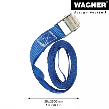 Wagner design yourself cintas de fixação MM 1016 azul 2,5 m 2 unid. 20101600