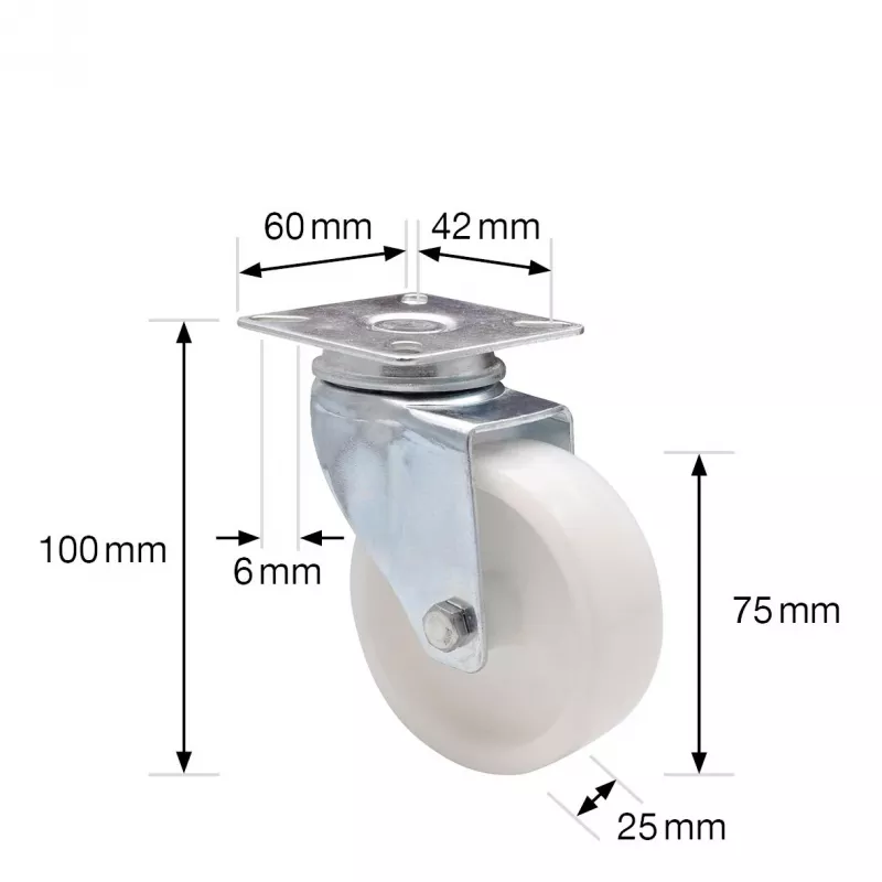 Wagner design yourself roda giratória RO 1675 branco (3167501)