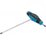 HAZET chave de fendas com punho em T para parafusos de sextavado interior 2,5 mm, lâmina 100 mm 829KK-2.5