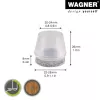 Wagner design yourself EH 0564 ponteiras para pés de cadeira plástico Ø 2,2-2,8 cm 4 unid. (15056499)