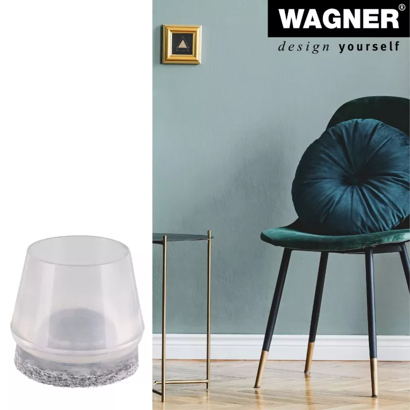 Wagner design yourself EH 0564 ponteiras para pés de cadeira plástico Ø 2,2-2,8 cm 4 unid. (15056499)
