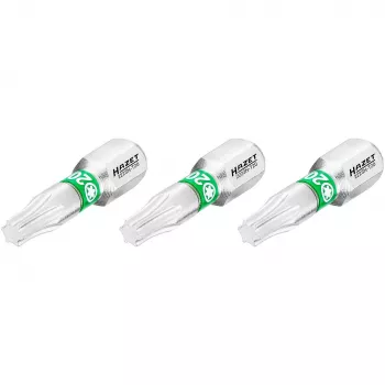 HAZET 2223N-T20/3 ponta TORX T20, encaixe de 1/4 polegadas, 25 mm