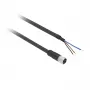 TMSS GERMANY Telemechanique Sensors conector fêmea M12 reto 5 pinos 5m PVC cabo de sensor XZCP0566L5