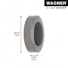 Wagner design yourself EH 5138 batente de porta zamac borracha maciça niquelado mate (15513811)