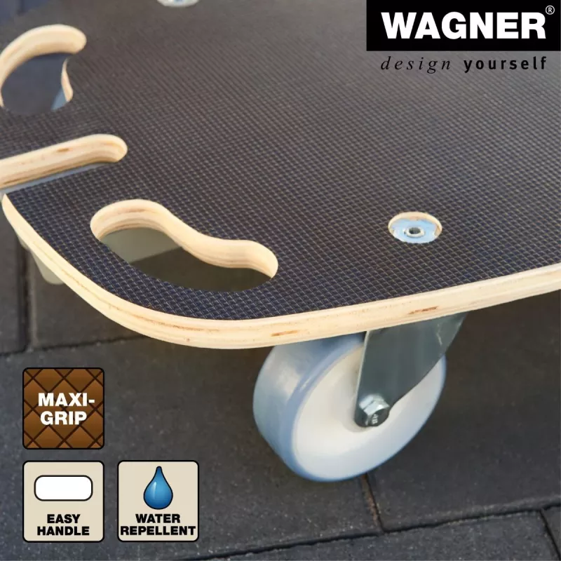 Wagner design yourself STAR CARRIER carrinho de plataforma extensível MM 1187 castanho 300 kg 20118701
