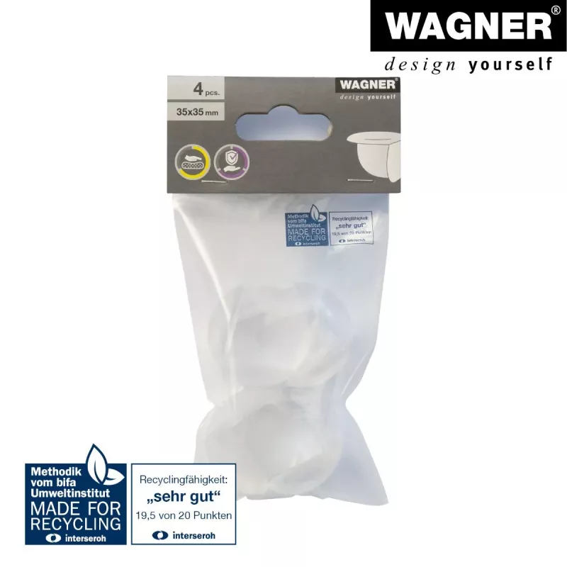 Wagner design yourself EH 2135 Proteção de cantos em plástico Ø 3,5 cm 4 unid. (15213599)