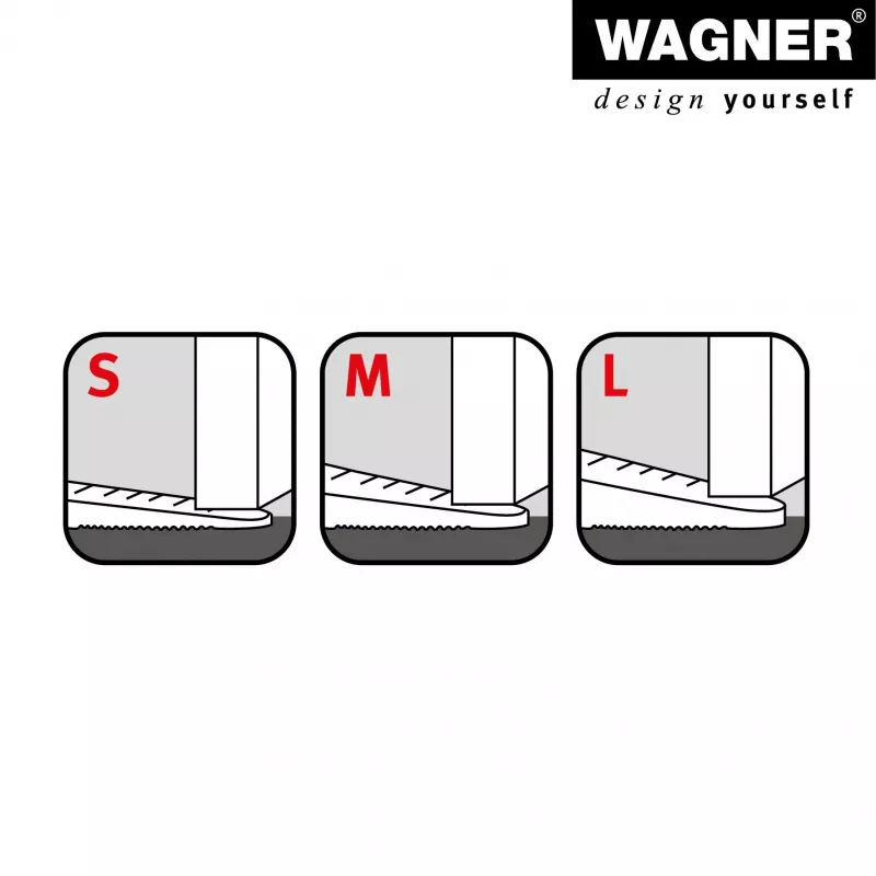 Wagner Design Yourself EH 6985 Batente de porta autoadesivo transparente 15698501