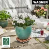 Wagner design yourself Roda para plantas WPC GH 0535 redondo castanho 29 x 7,5 cm 20053501