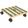 WAGNER design yourself Roda para plantas GH0653 quadrado madeira 29x8 cm 20065301