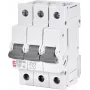 ETI ETIMAT P10 disjuntor de 3 polos B25 25A 10kA, 415V AC/DC