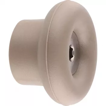 Wagner design yourself DOT Cabide de parede, taupe, 1 gancho, zamak, montagem por parafuso 17022121