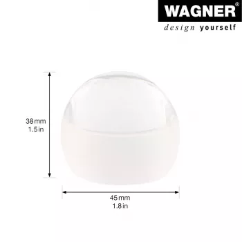 Wagner design yourself EH 5220 Batente de porta plástico transparente 15522011