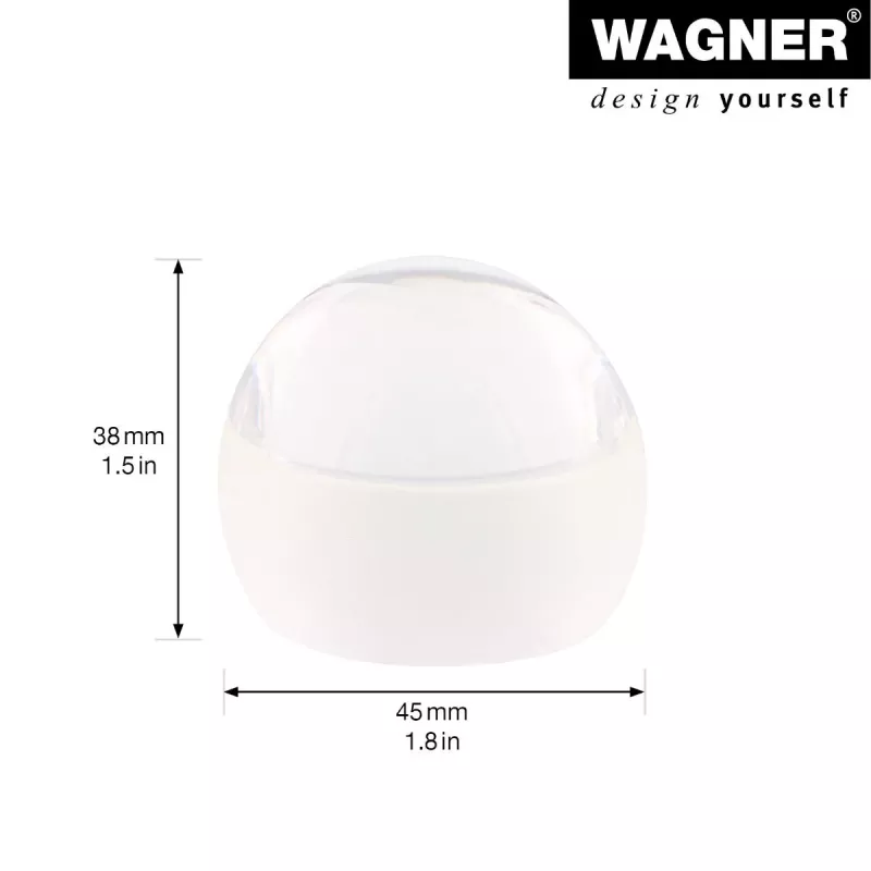 Wagner design yourself EH 5220 Batente de porta plástico transparente 15522011