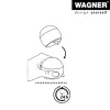 Wagner design yourself EH 5220 Batente de porta plástico transparente 15522011