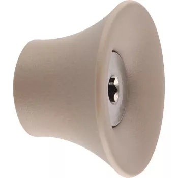 Wagner design yourself TULIP Cabide de parede, taupe, 1 gancho, zamak, montagem na parede, 10 kg de carga 17032121