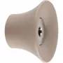Wagner design yourself TULIP Cabide de parede, taupe, 1 gancho, zamak, montagem na parede, 10 kg de carga 17032121