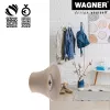Wagner design yourself TULIP Cabide de parede, taupe, 1 gancho, zamak, montagem na parede, 10 kg de carga 17032121