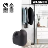 Wagner design yourself PILL Cabide de parede, 1 gancho, preto, alumínio, montagem na parede, 40 mm 17040221