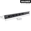 Wagner design yourself Suporte de parede WH 2096 preto (15209611)