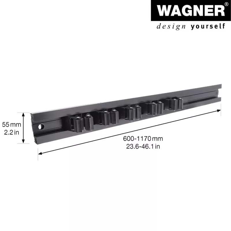 Wagner design yourself Suporte de parede WH 2096 preto (15209611)
