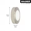 Wagner EH 5141 15514111 batente de porta, zinco fundido sob pressão, borracha maciça