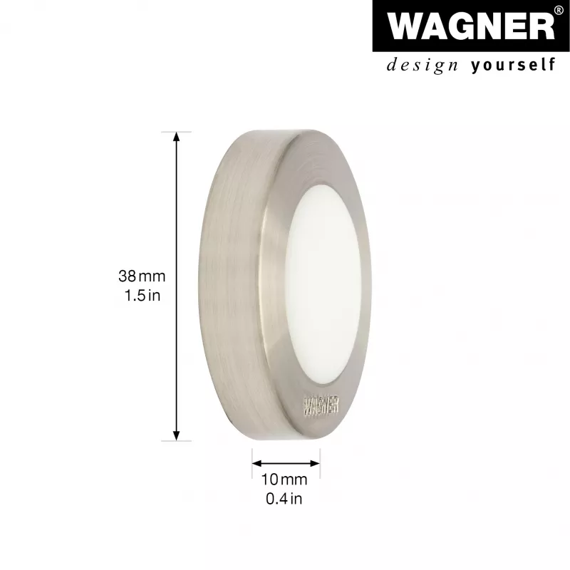 Wagner EH 5141 15514111 batente de porta, zinco fundido sob pressão, borracha maciça