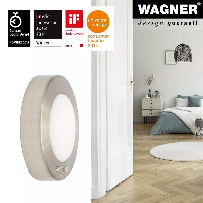 Wagner EH 5141 15514111 batente de porta, zinco fundido sob pressão, borracha maciça