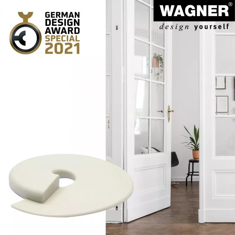 Wagner Design Yourself EH 6979 batente de porta em plástico branco autoadesivo 15697901
