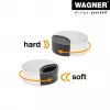 Wagner design yourself EH 5151 batente de porta em zamak com batente de borracha, cromado, Ø50 mm, para aparafusar, prateado 15515111