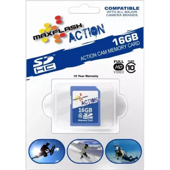 MEMORYSOLUTION MAXFLASH 8GB cartão SDHC Action Classe 10, Retail SD8GHCCL10M-R