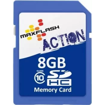 MEMORYSOLUTION MAXFLASH 8GB cartão SDHC Action Classe 10, Retail SD8GHCCL10M-R