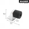 Wagner design yourself EH 5001 batente de porta em zamak e plástico (15500111)