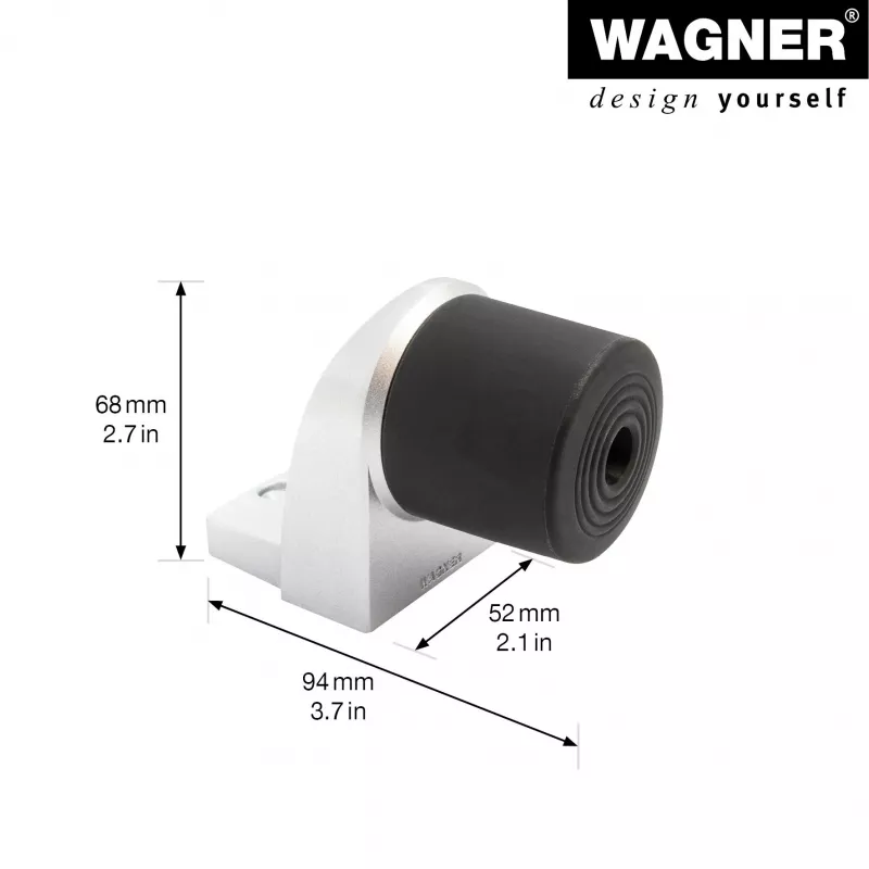 Wagner design yourself EH 5001 batente de porta em zamak e plástico (15500111)