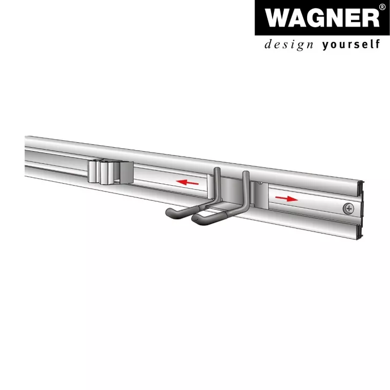 Wagner design yourself suporte de parede WH 2092 preto (15209201)